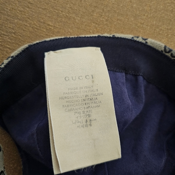 Gucci Gray Monogram Hat - Picture 9 of 14